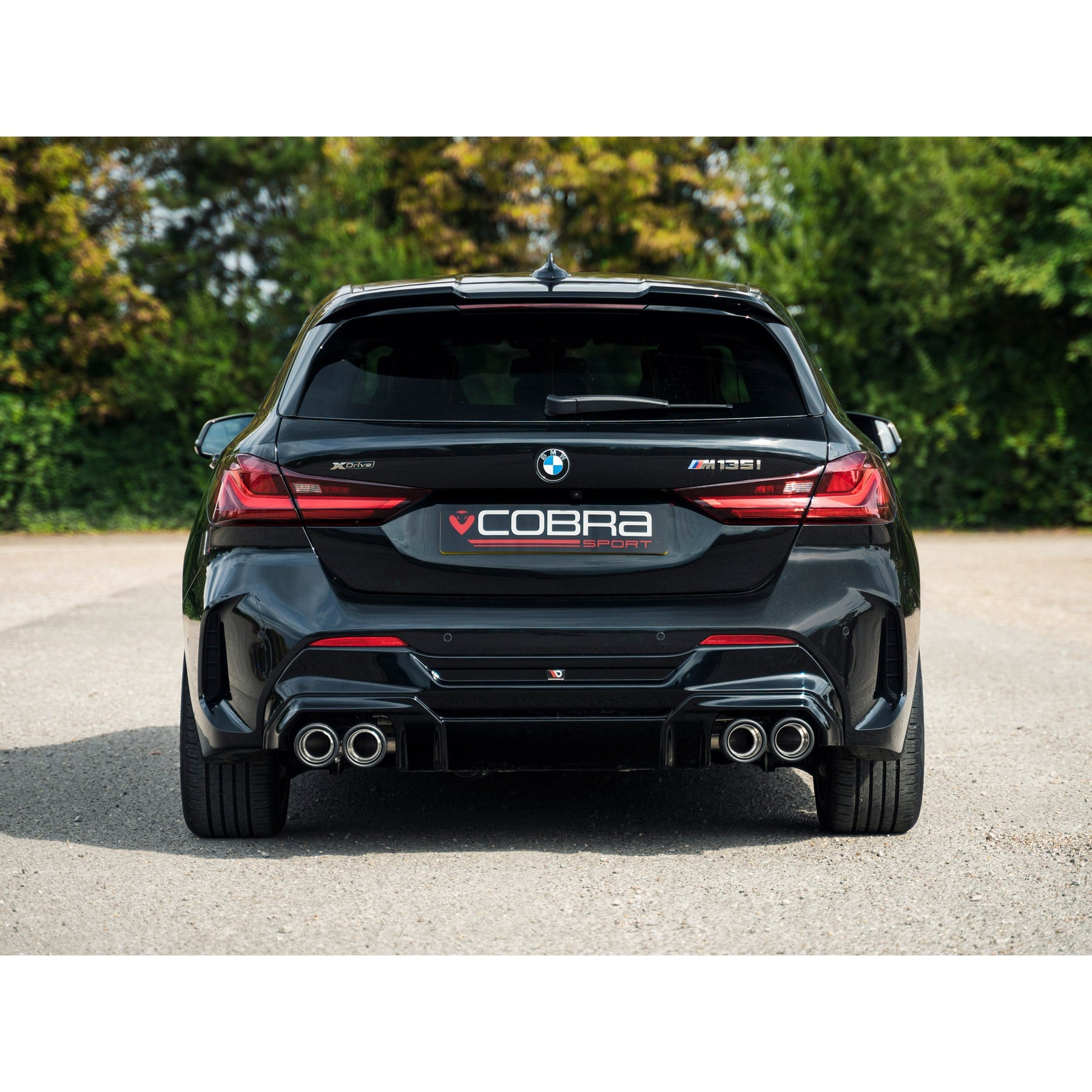 Cobra Sport - BMW M135i (F40) Venom Quad Exit Turbo Back M3 Style Race Box Delete Performance Exhaust - Nineteen72 Performance