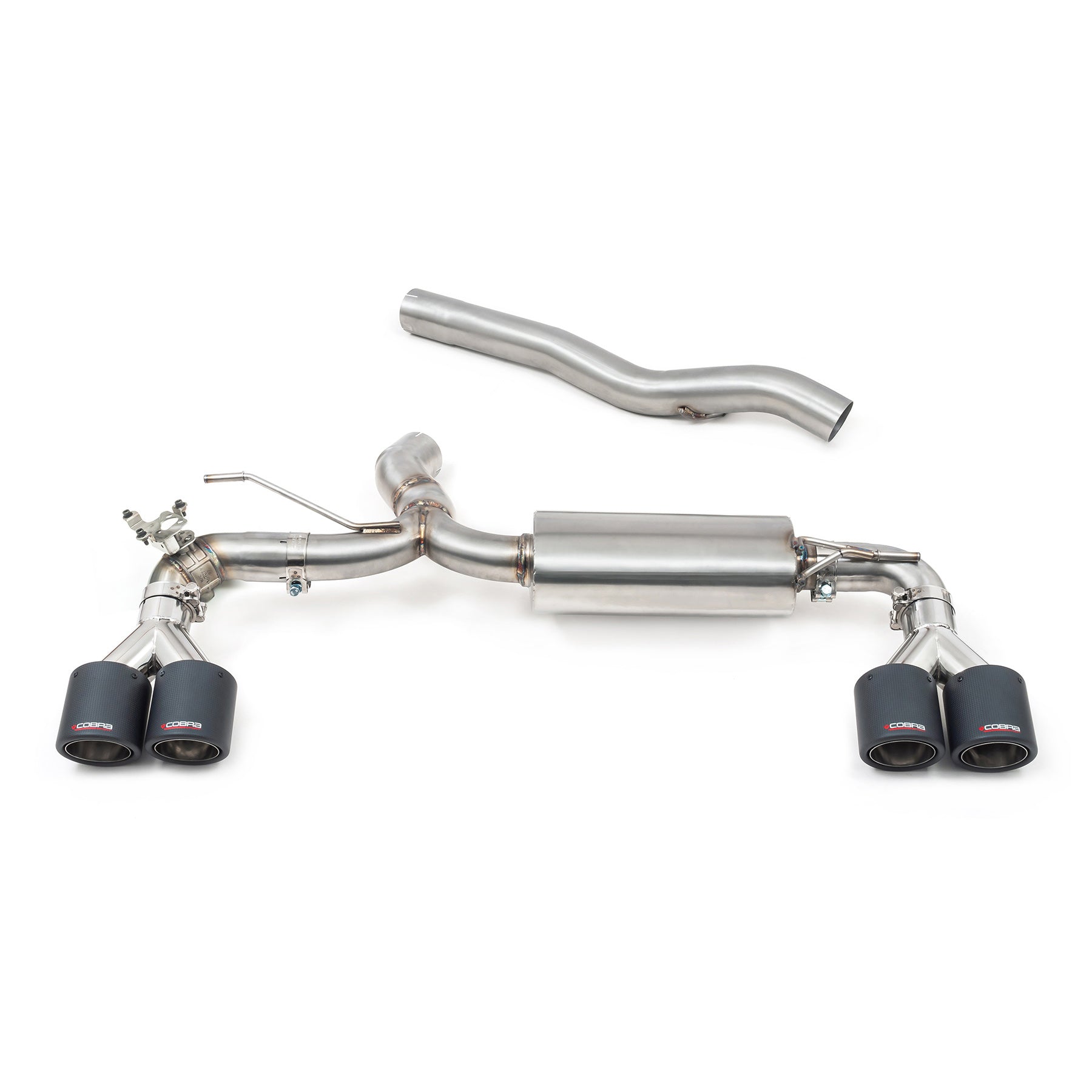 Cobra Sport - BMW M135i (F40) Quad Exit GPF/PPF Back M3 Style Performance Exhaust - Nineteen72 Performance