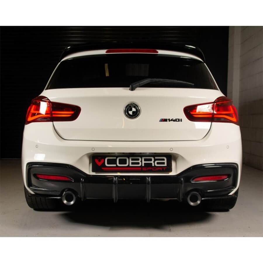 Cobra Sport - BMW M240i Exhaust Tailpipes - Larger 3.5" M Performance Tips - Replacement Slip-on OE Style - Nineteen72 Performance