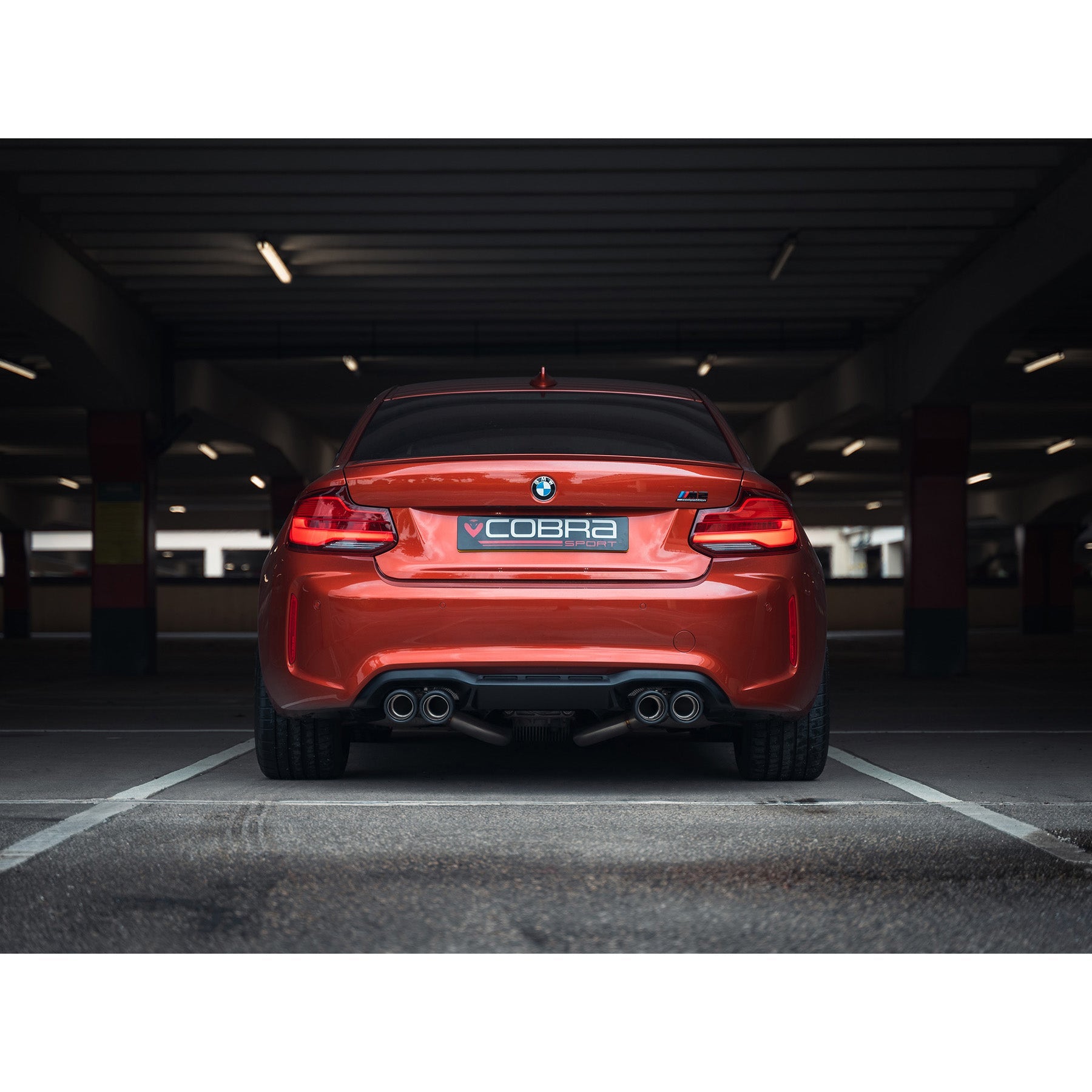 Cobra Sport - BMW M2 Competition Venom Race Rear Axle Back (Back Box Delete) Performance Exhaust - Nineteen72 Performance