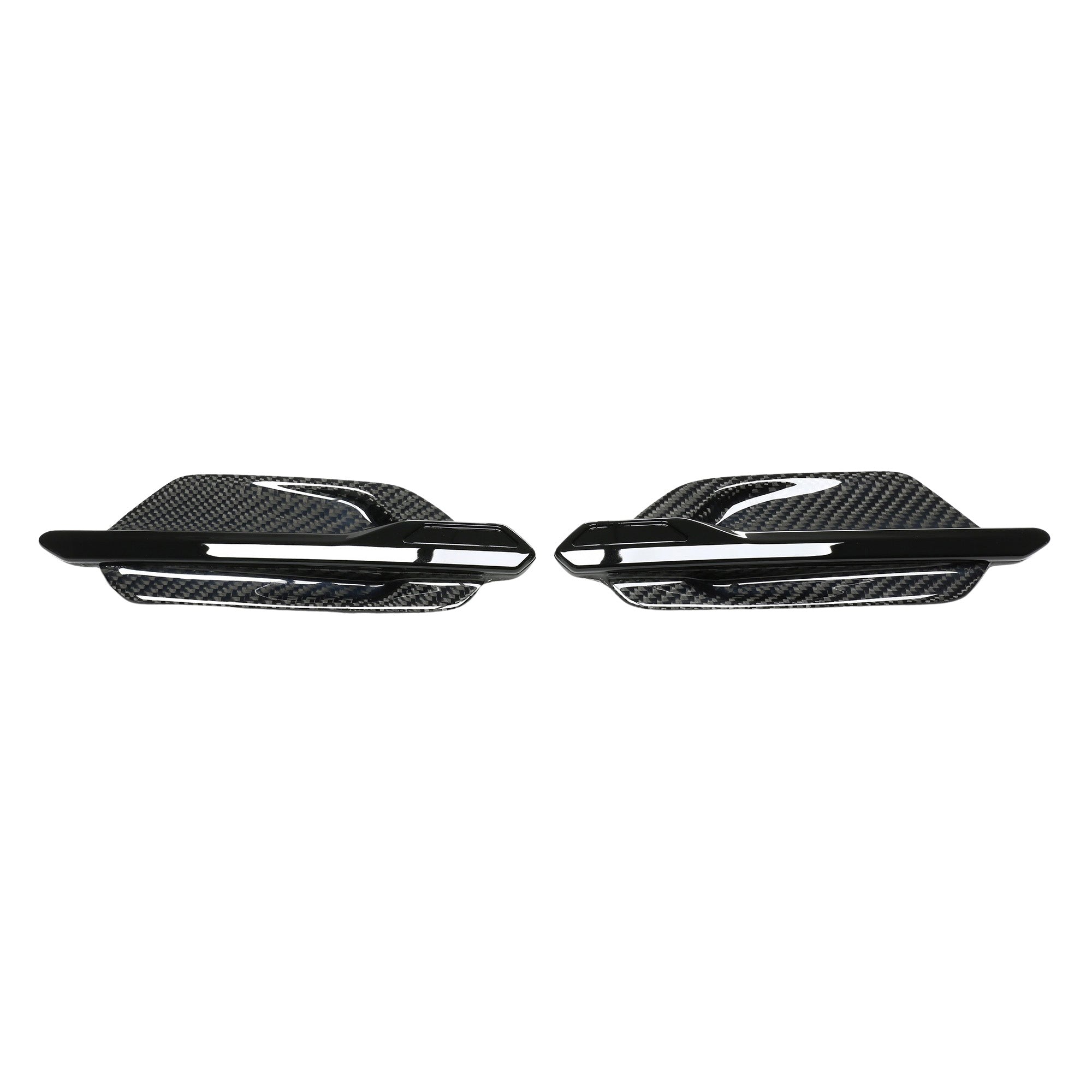 BMW M2 F87 carbon fiber side vents by CT Carbon, automotive accessories enhancing sporty exterior styling.