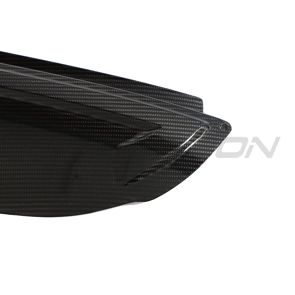 BMW M2 M3 M4 G87 G80 G81 G82 G83 carbon fibre air intake cover by CT Carbon, showing sleek, lightweight engine accessory.