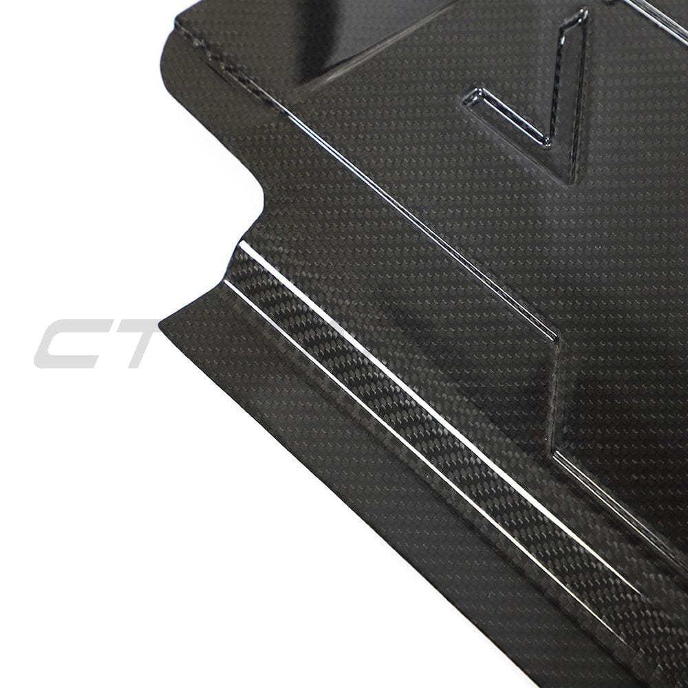 BMW M2 M3 M4 G87 G80 G81 G82 G83 carbon fibre engine dress-up kit by CT Carbon, featuring sleek, high-quality engine accessories.