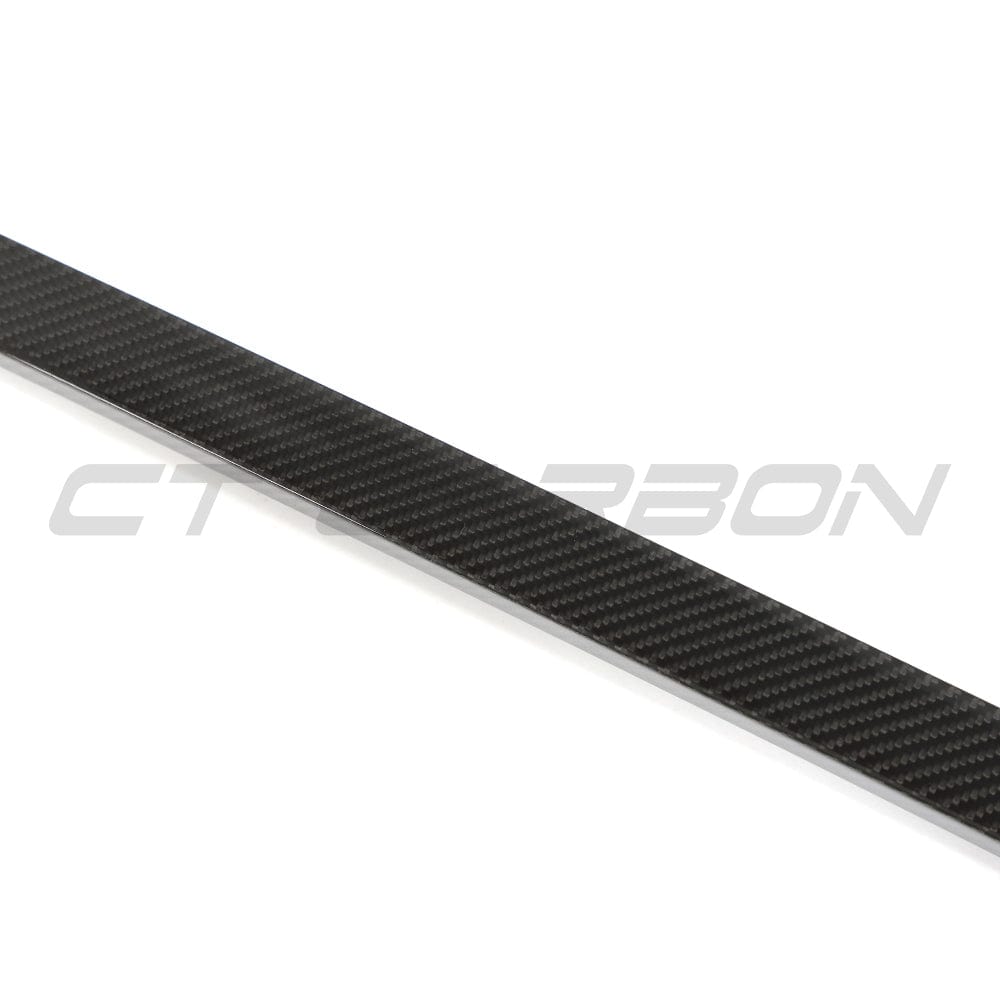 Carbon fiber engine strut brace for BMW M2, M3, M4 G87, G80, G81, G82, G83 by CT Carbon, shown installed in the engine bay.