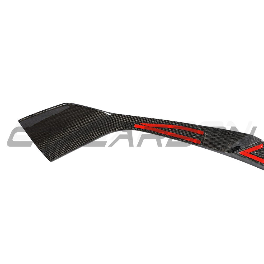 BMW M2C F87 full carbon fibre kit featuring splitter and MP style components by CT Carbon, showcasing sleek carbon fibre details.