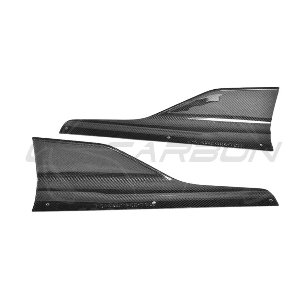 BMW M2C F87 full carbon fiber kit by CT Carbon, featuring MP style components on a sleek F87 model car.