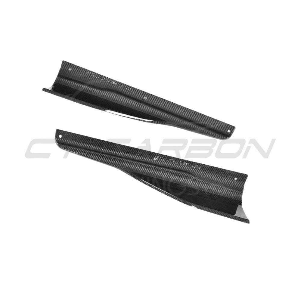 BMW M2C F87 full carbon fiber kit by CT Carbon, showcasing lightweight, high-performance carbon fiber parts on the car.