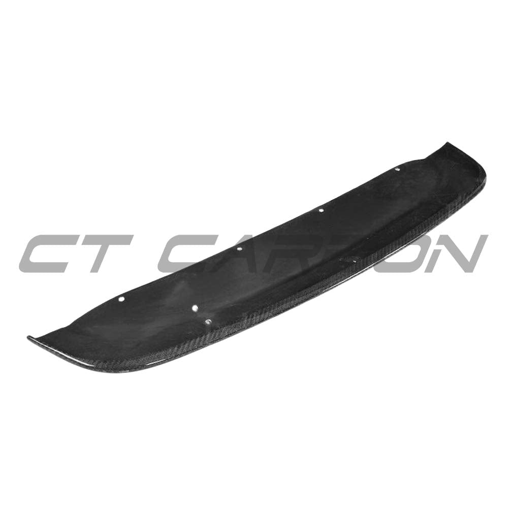 BMW M2 F87 carbon fiber middle splitter by CT Carbon, featuring sleek, lightweight design for enhanced aerodynamics and sport performance.