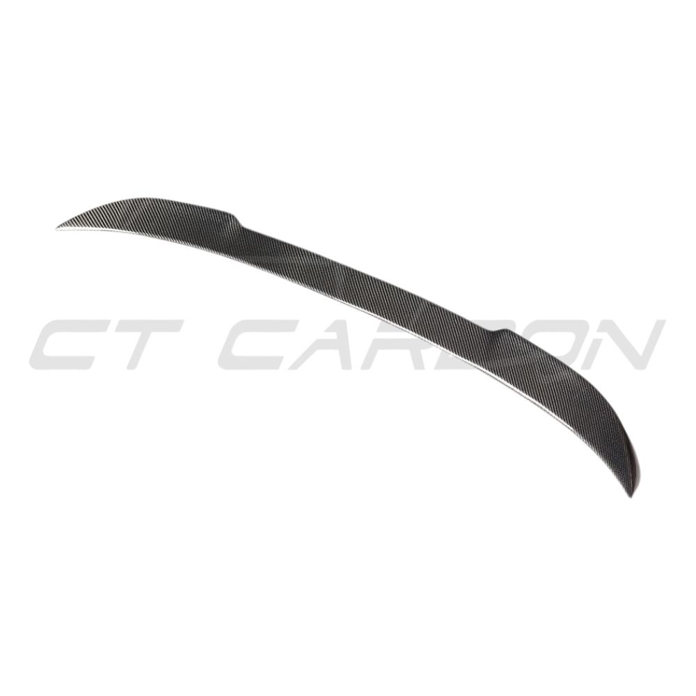 BMW F30 3 Series 2011-2019 carbon fiber full car kit by CT Carbon, including spoiler and V4 style components.