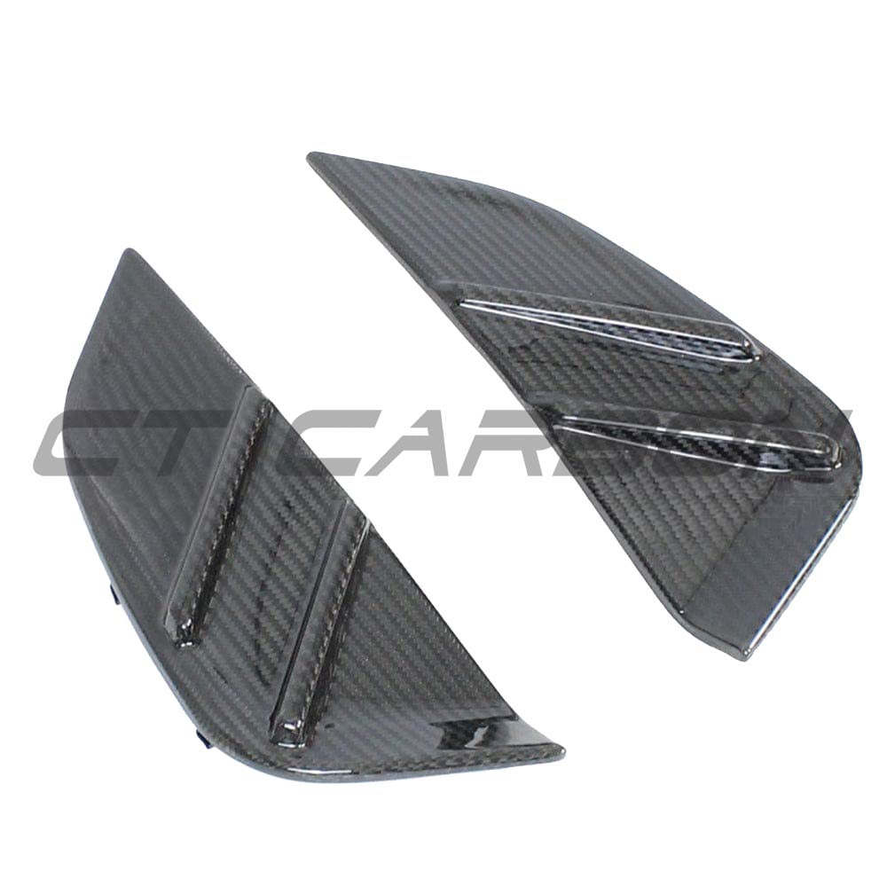 BMW G81 M3 Touring full carbon fibre kit by CT Carbon, showing the replacement side fender trim on the car.