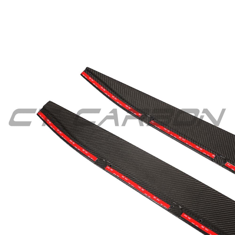 BMW M3 G80/G81 CARBON FIBRE SIDE SKIRT REPLACEMENT & EXTENSION - CT DESIGN