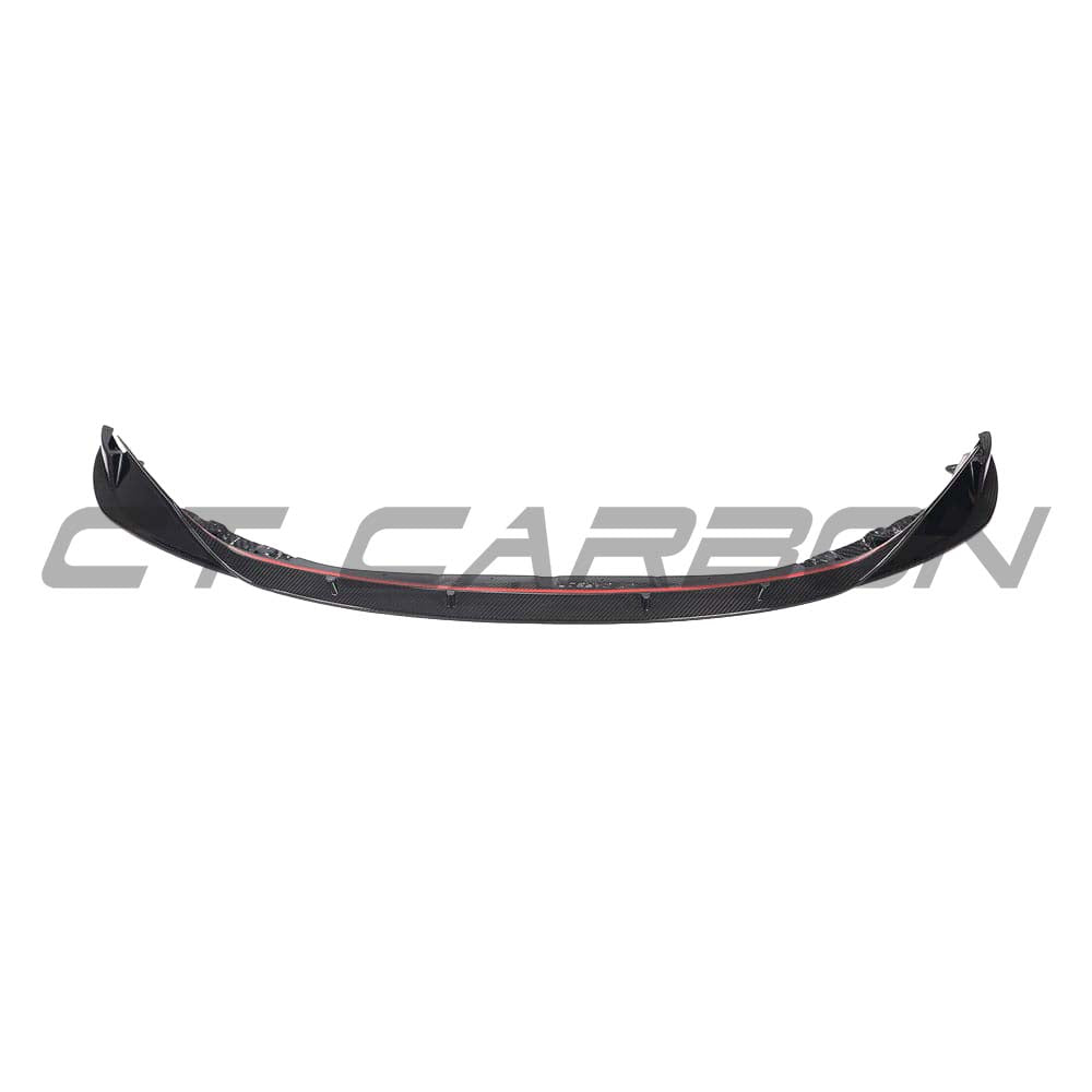 BMW G80 M3 full carbon fibre kit by CT Design, featuring carbon fibre splitter and aerodynamic enhancements on the car.