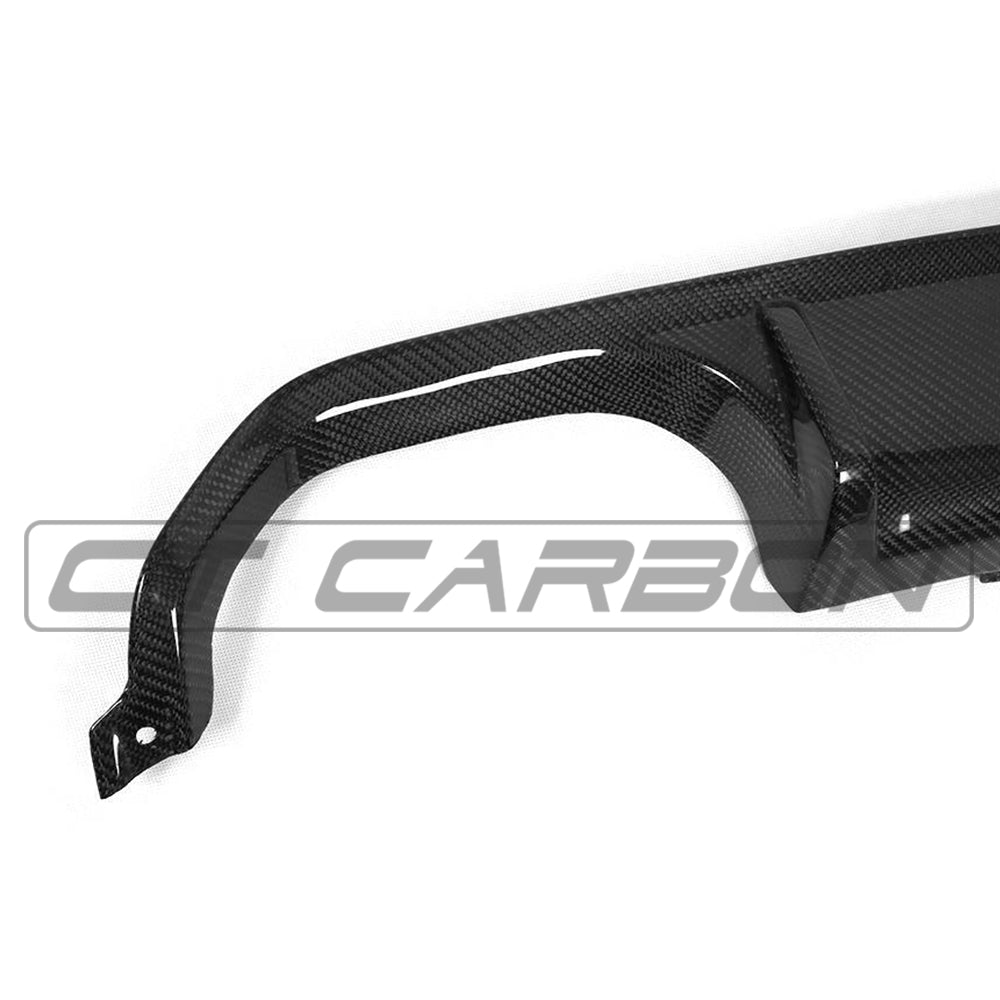 BMW M4 F83 convertible full carbon fibre kit by CT Carbon, showing detailed carbon fiber components on the car.