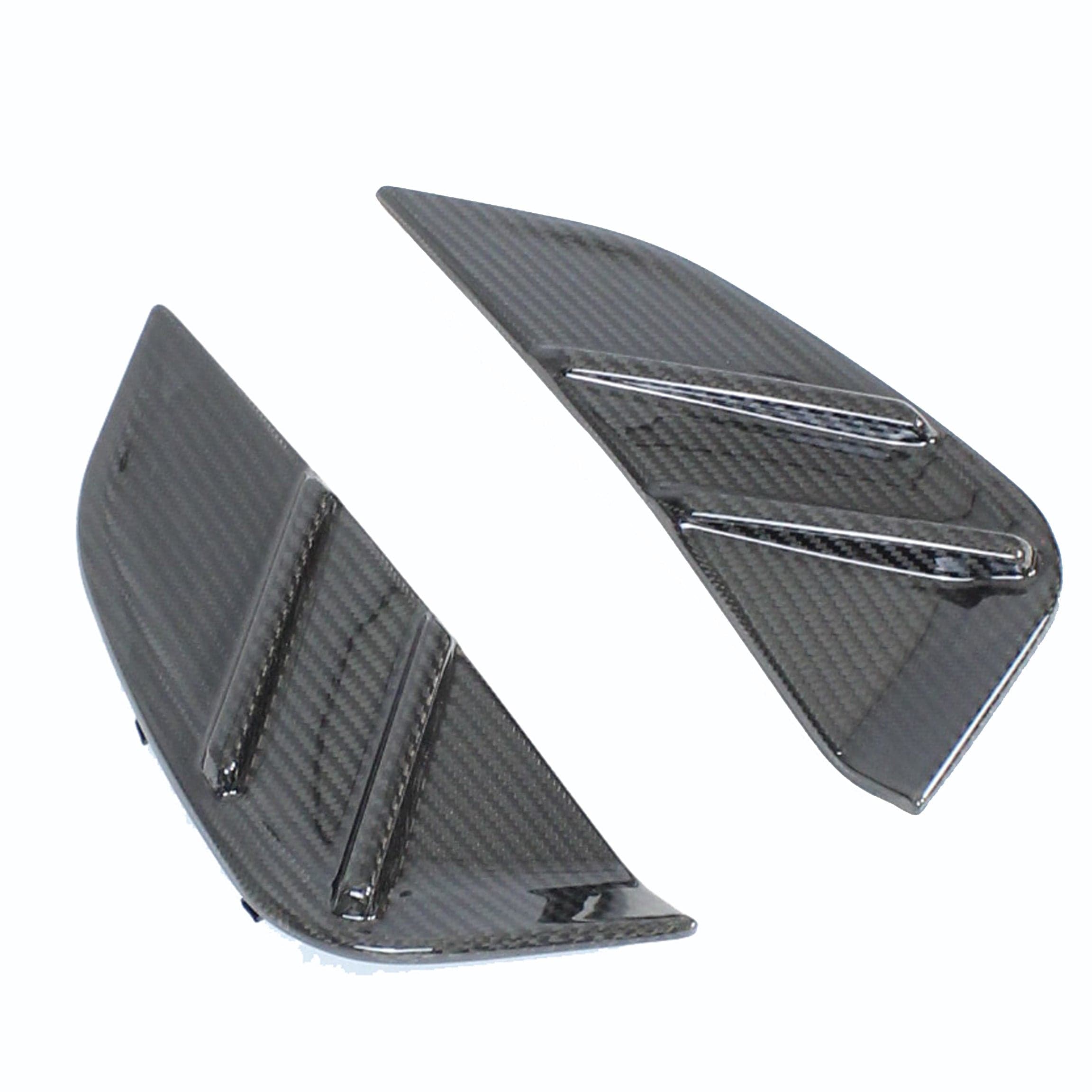 BMW M4 G82 G83 carbon fiber replacement side fender trim by CT Carbon, stylish automotive accessories for enhanced look.