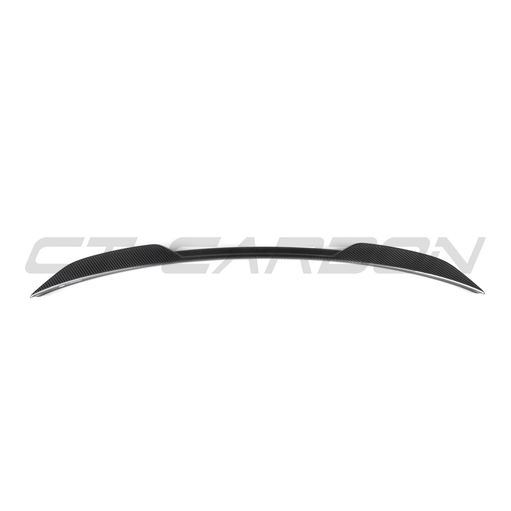 BMW G22 4 Series carbon fibre kit by CT Carbon, featuring a pre-preg carbon fibre spoiler in DA Style with detailed finish.