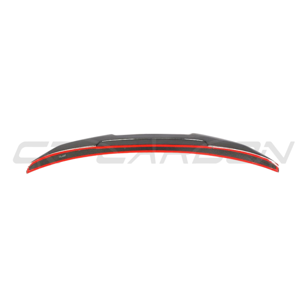 BMW G30 5 Series 2016-2023 Carbon Fibre Kit by CT Carbon, featuring a sleek carbon fibre spoiler ducktail for sporty styling.