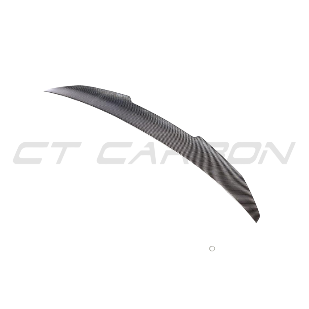 BMW G30 5 Series carbon fibre kit by CT Carbon, featuring a sporty spoiler ducktail for enhanced aerodynamics and style.