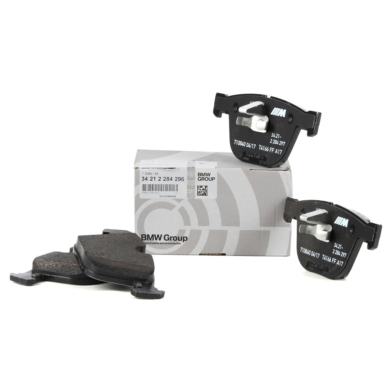 Genuine BMW E60 E61 E90 E92 E93 Rear Brake Pads - 34212284296 - Nineteen72 Performance