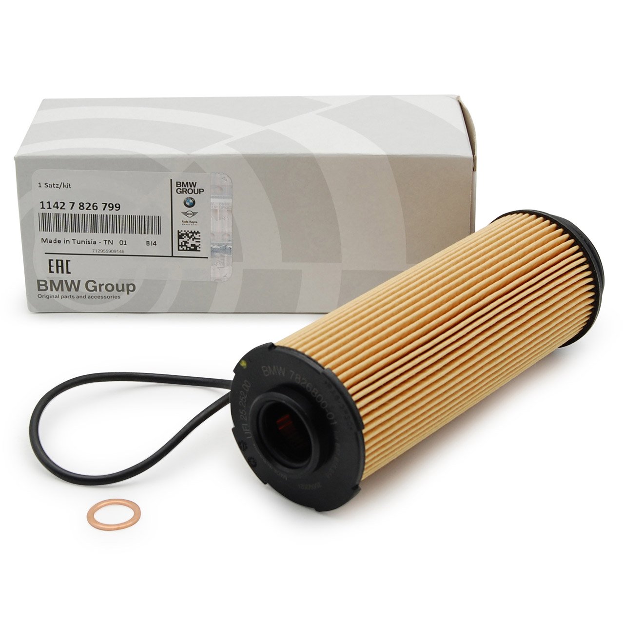 Genuine BMW Oil Filter (3.0 Petrol B58 Models & B57 Diesels) - 11427826799 - Nineteen72 Performance