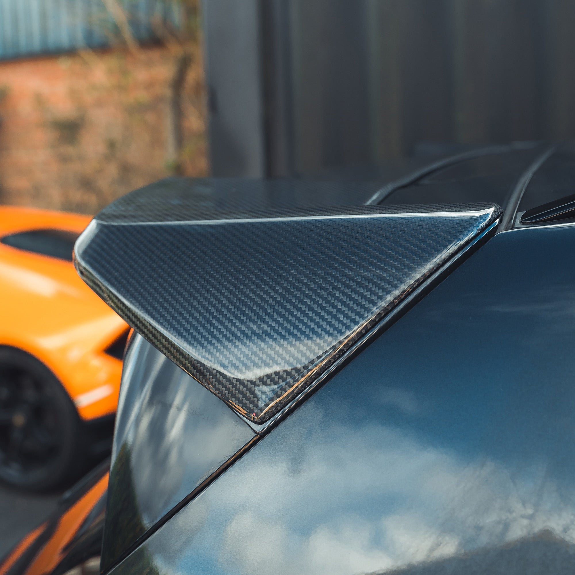 BMW X3 G01 2017-2024 CT Carbon fiber spoiler, sleek aerodynamic car accessory mounted on the rear of the vehicle