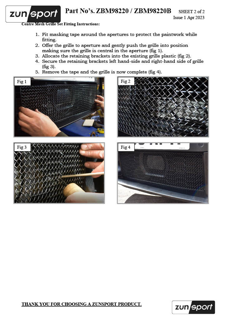 BMW X3 / X4 M Competition - Front Grille Set - Nineteen72 Performance