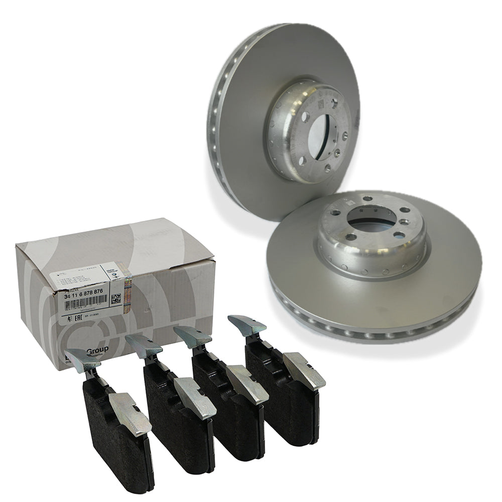 Genuine BMW 1/2/3/4 Series Front & Rear Brake Discs & Pads - Nineteen72 Performance
