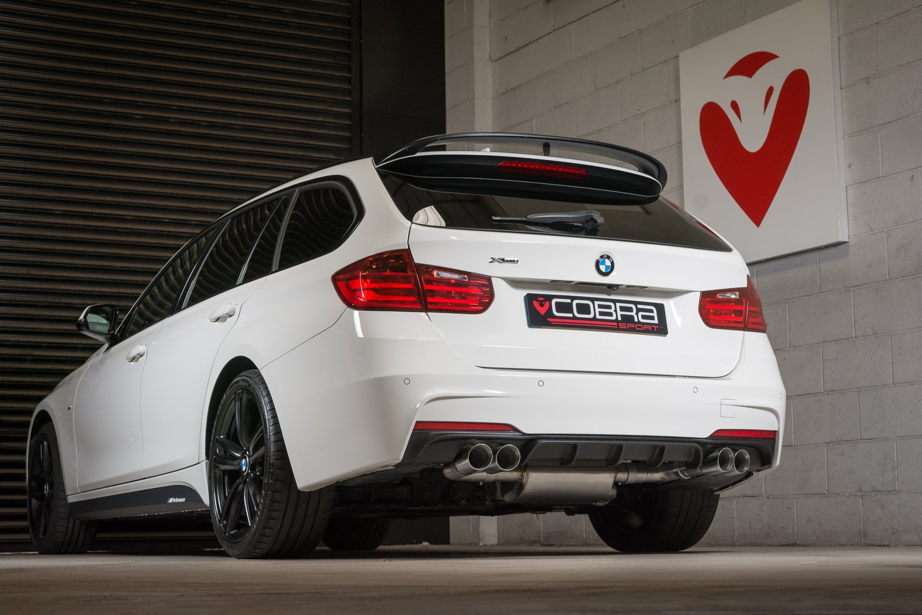 Cobra Sport - BMW 325D (F30 LCI/F31 LCI) (2015-19) Quad Exit M3 Style Performance Exhaust Conversion - Nineteen72 Performance