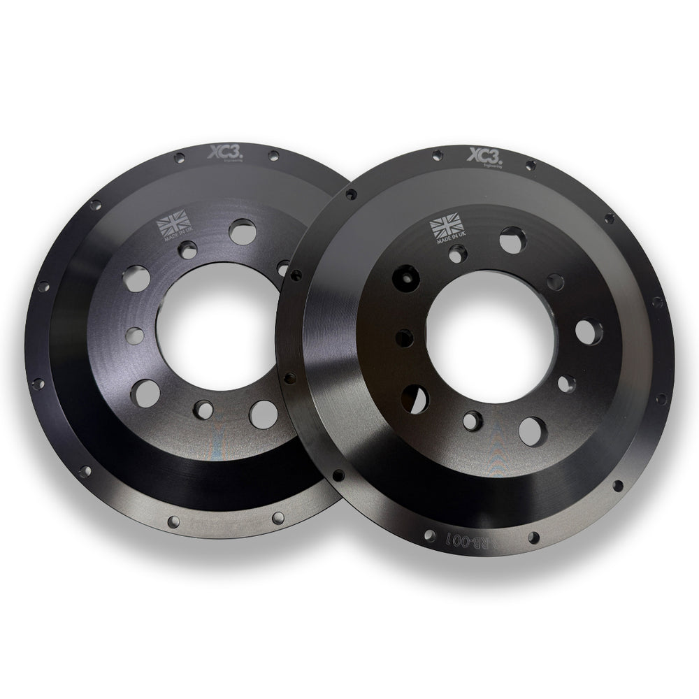 BMW M2 M3 M4 big brake kit by AP Racing CP9660 with red brake calipers and cross-drilled rotors, installed on a BMW vehicle.