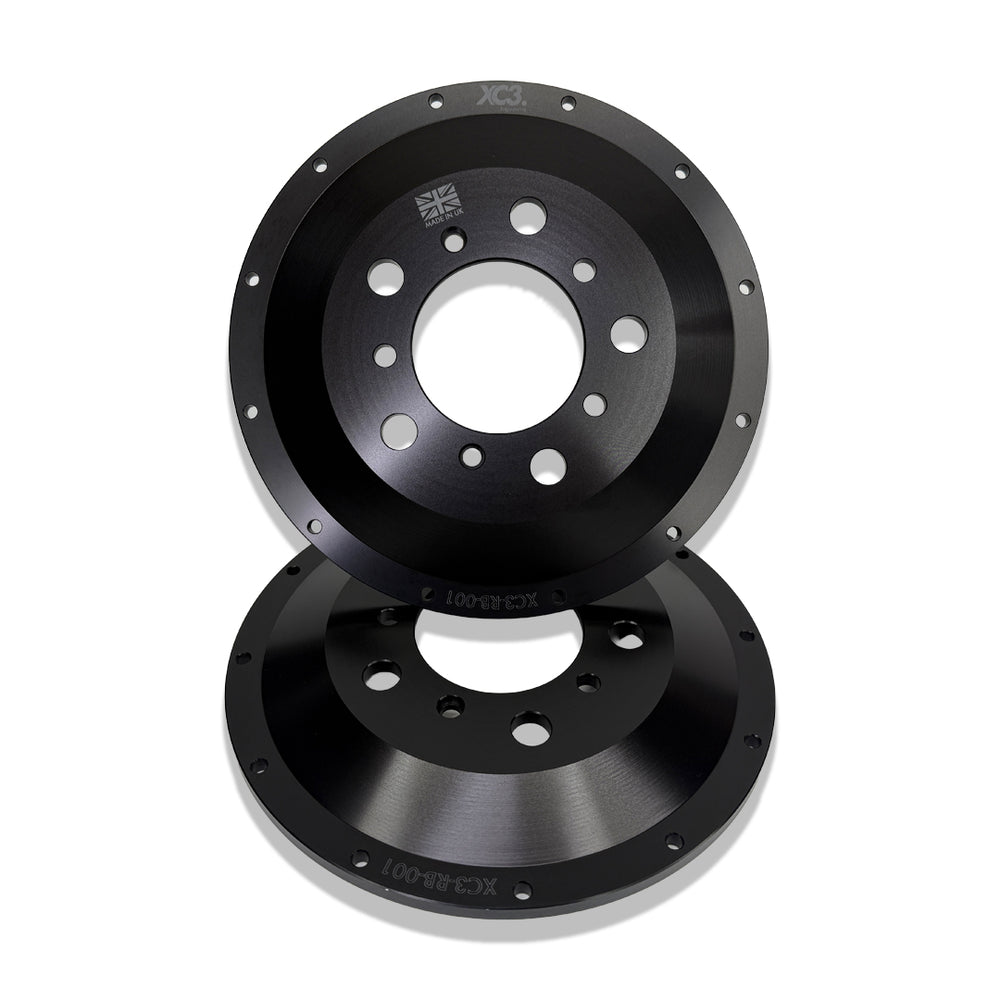 BMW M2 M3 M4 F80 F82 F83 F87 Big Brake Kit with AP Racing CP9660 calipers and red brake bells, installed on vehicle.