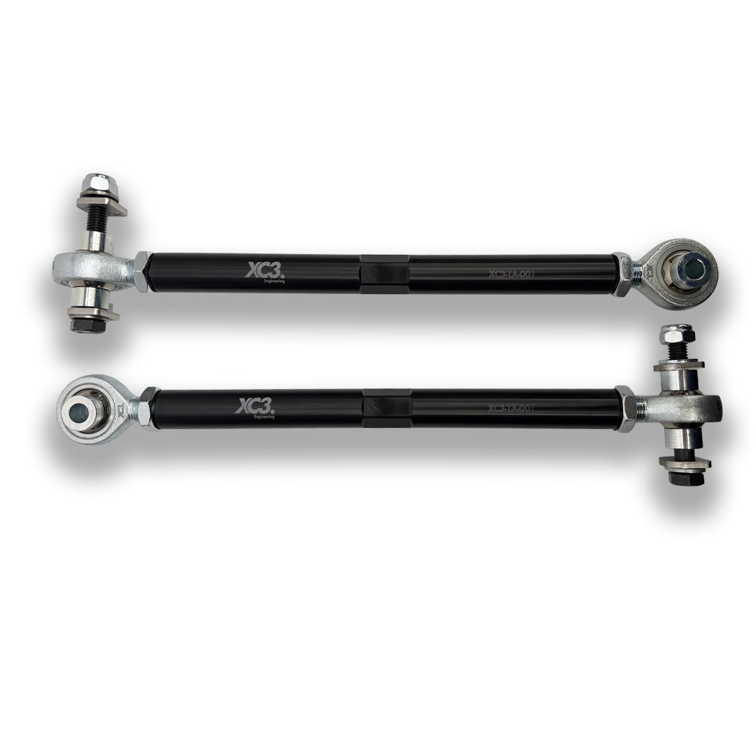 BMW M2 F87, M3 F80, M4 F82 adjustable rear toe arms for F8X platform, XC3 Engineering suspension and alignment component.