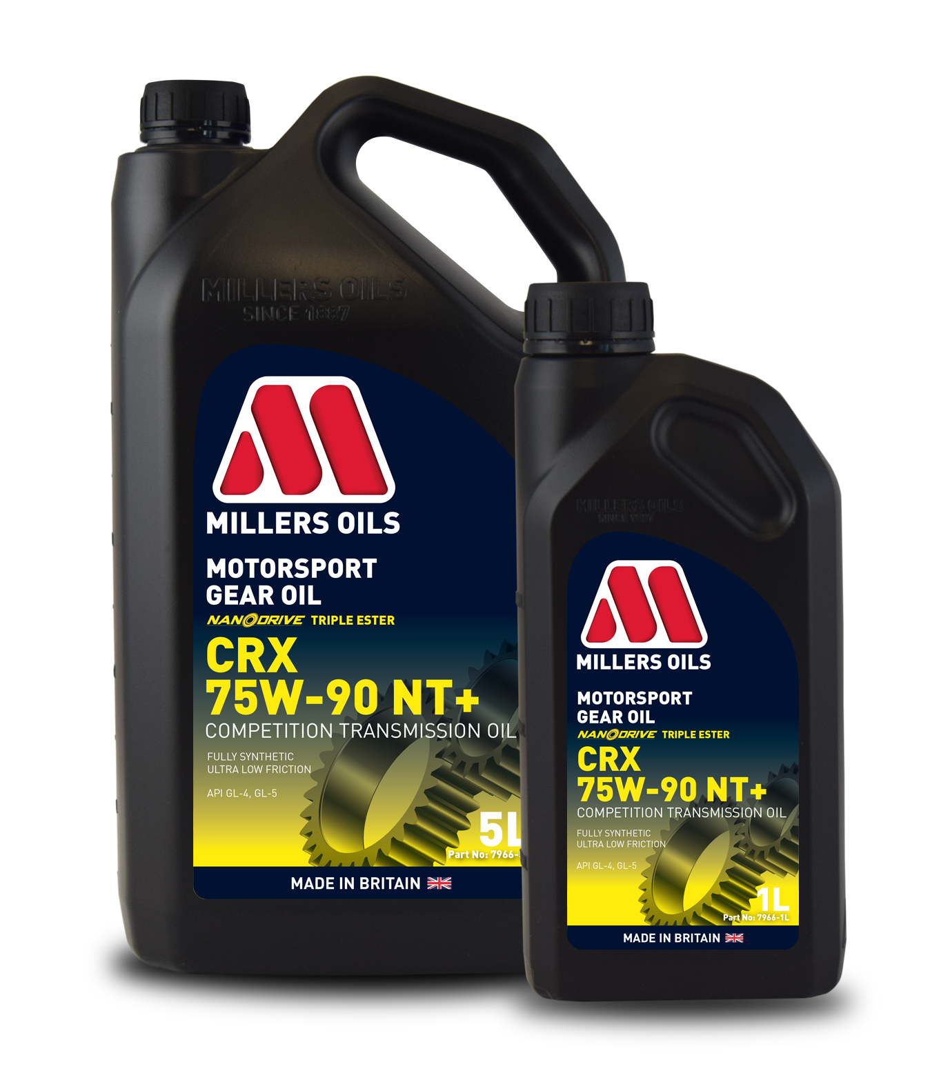 Millers Motorsport CRX 75w90 NT+ Gear Oil product image