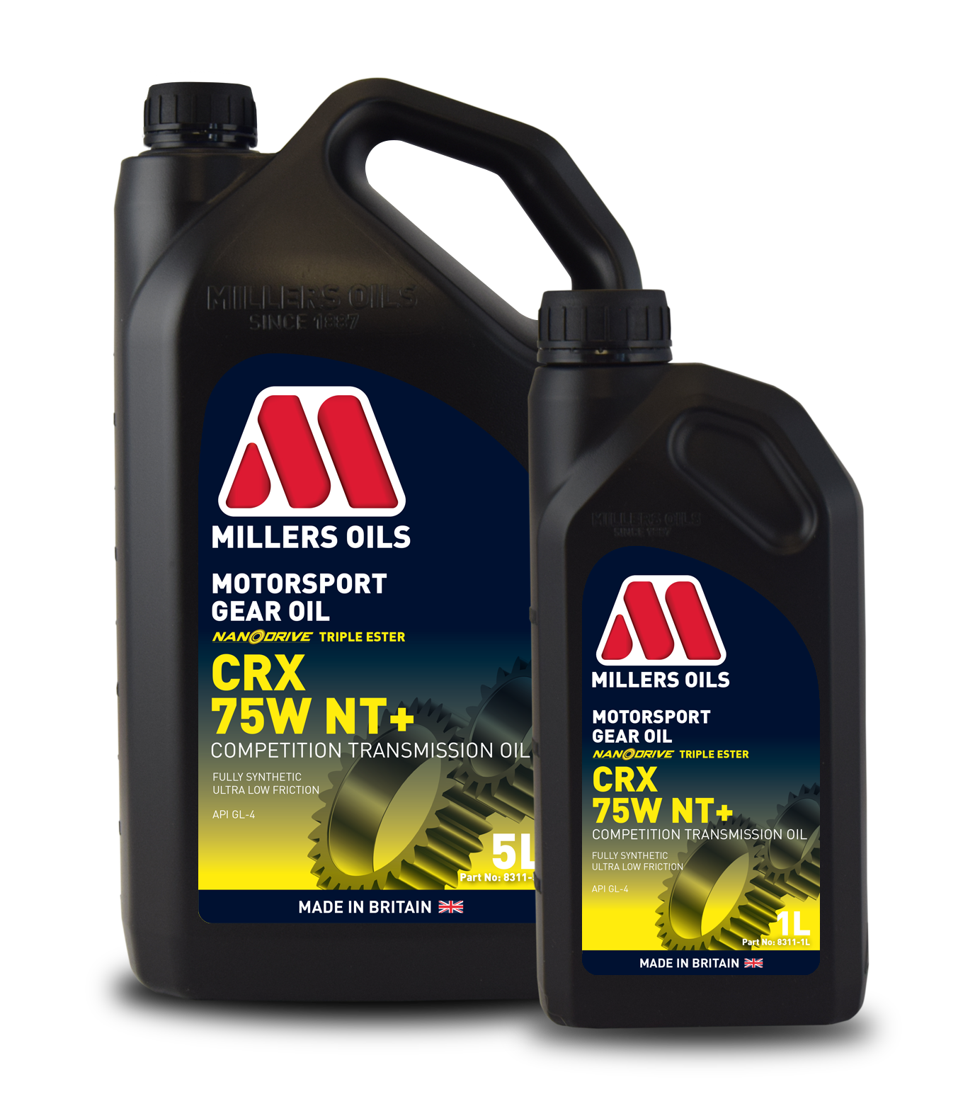 Millers Motorsport CRX 75w NT+ Gear Oil product image