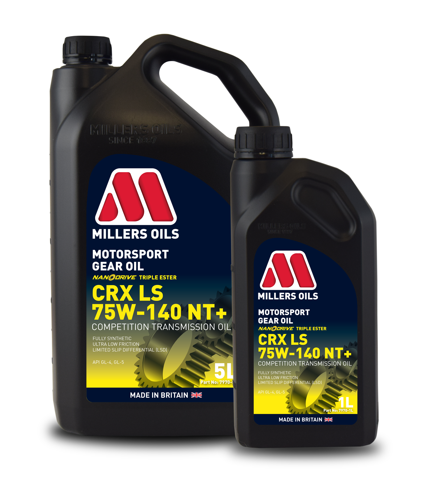 Millers Motorsport CRX LS 75w140 NT+ Gear Oil product image