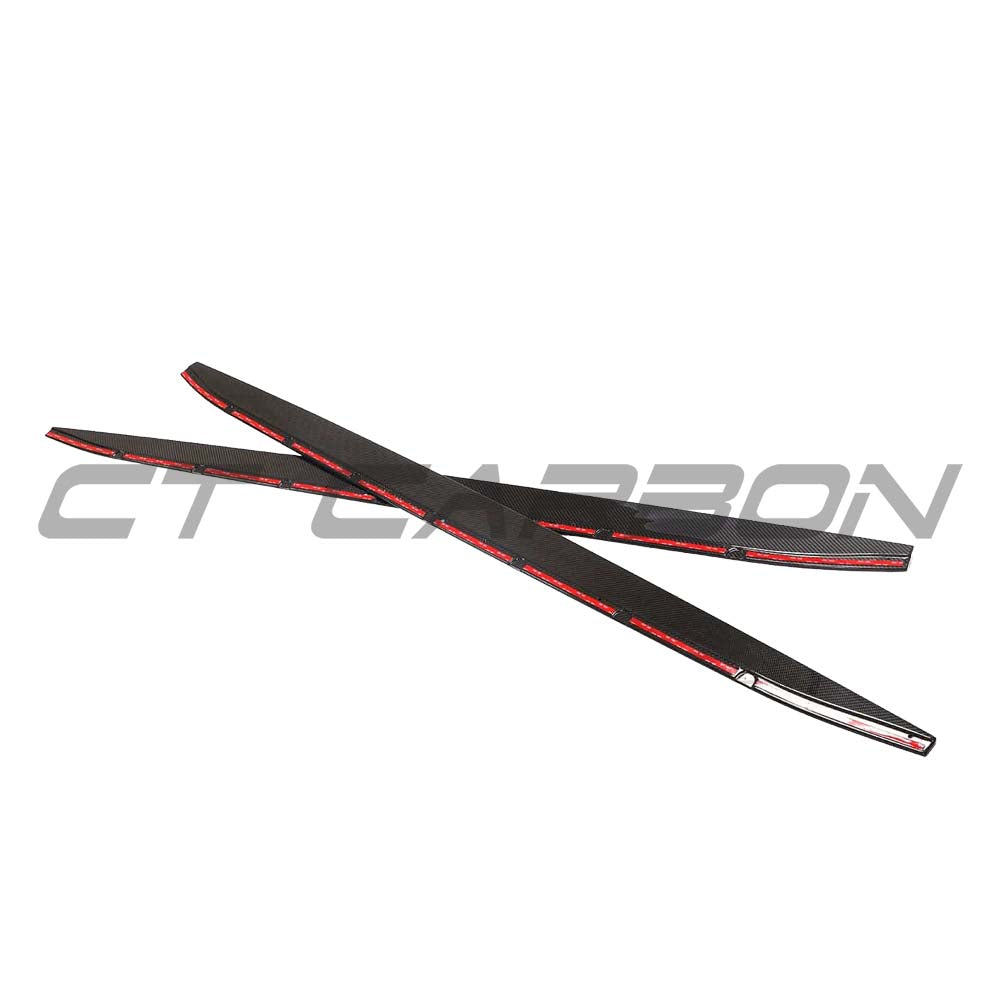 BMW G80 M3 CT Carbon full carbon fibre kit by CT Design, showing the sleek carbon fiber exterior components on the car.