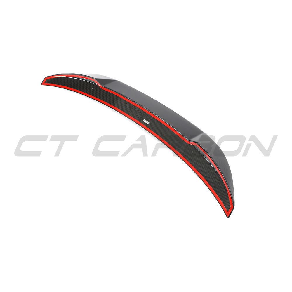 BMW G80 M3 full carbon fibre kit by CT Carbon, showing sleek carbon fibre components on the car's exterior.