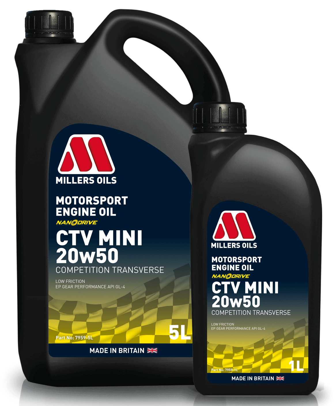 Millers Motorsport CTV Mini 20w50 Engine and Gear Oil product image