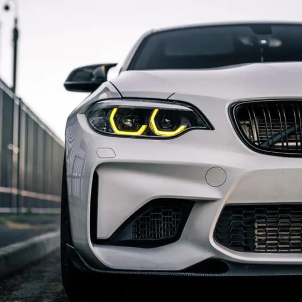 72Design - BMW M2 Competition Yellow Day Time Running Light Set (F87C) - Nineteen72 Performance