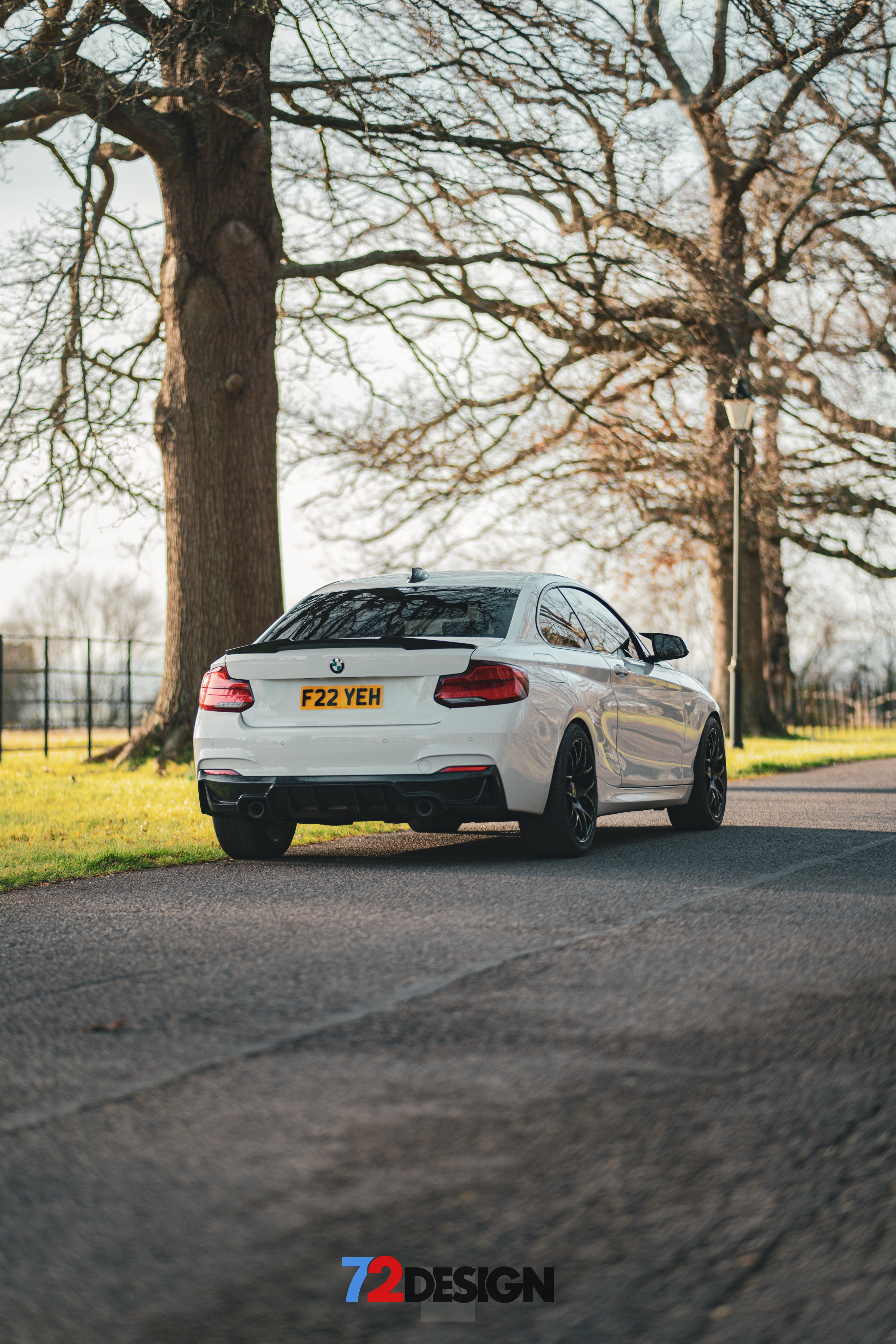 72Design BMW 2 Series (F22) Gloss Carbon Fibre (Pre-Preg) Performance Style Spoiler - Nineteen72 Performance