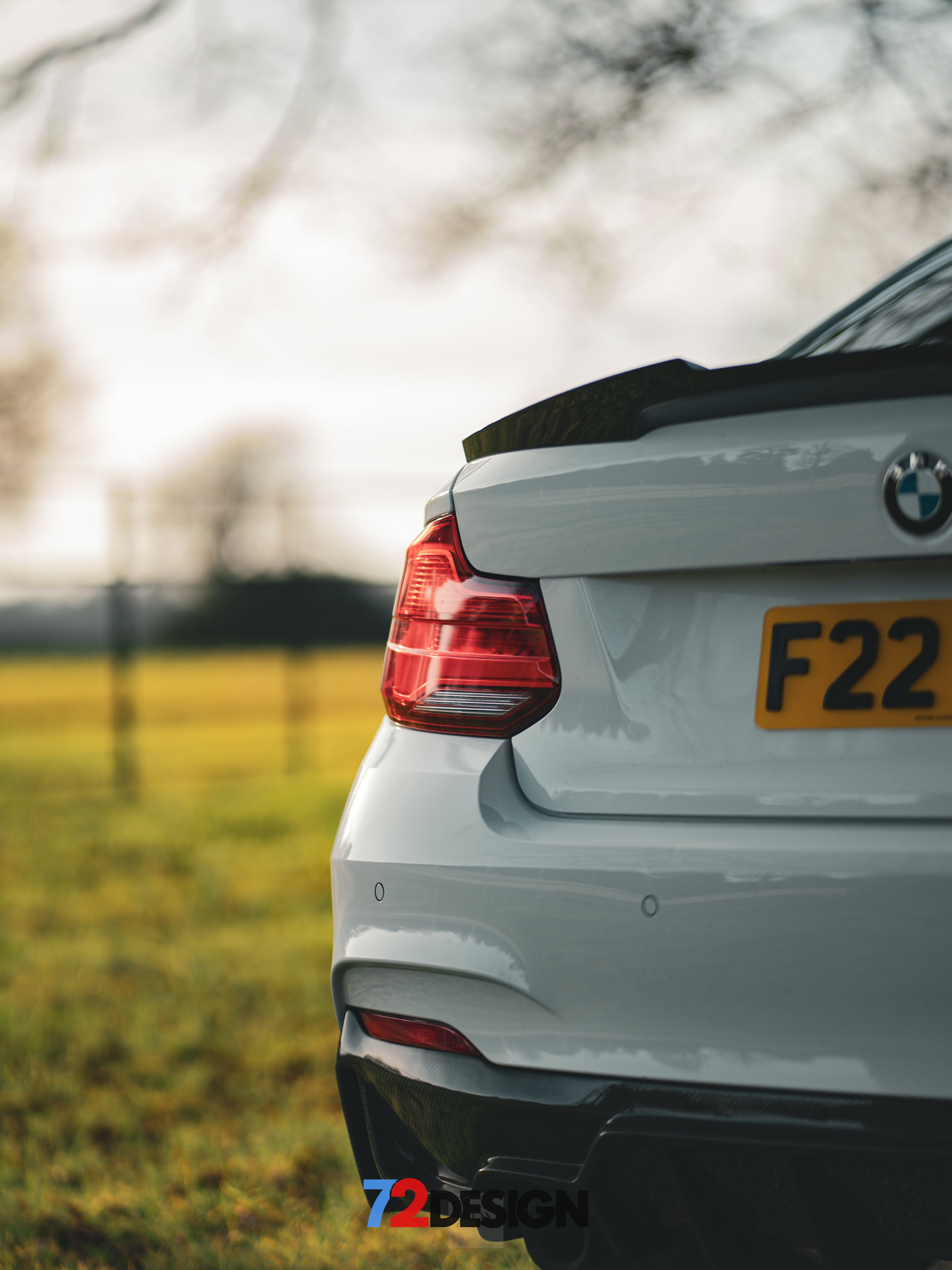 72Design BMW 2 Series (F22) Gloss Carbon Fibre (Pre-Preg) Performance Style Spoiler - Nineteen72 Performance