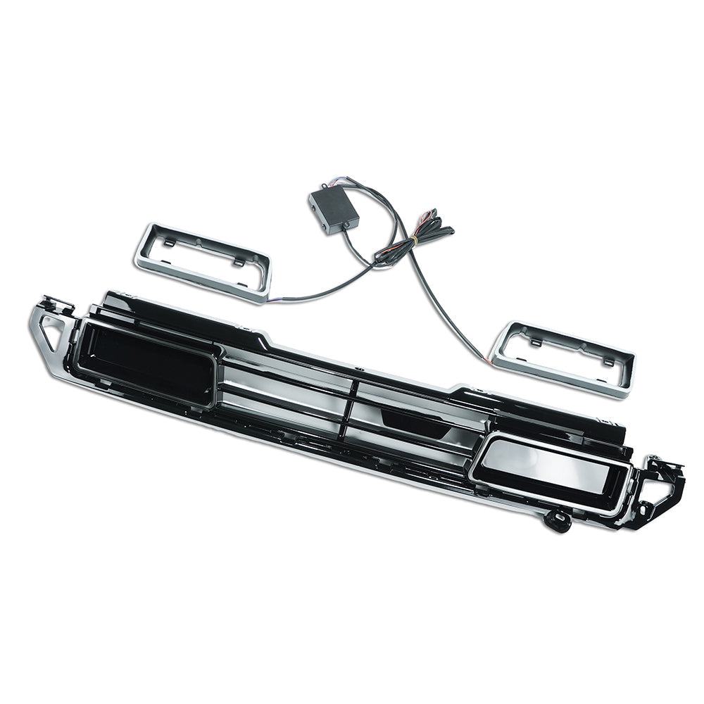 CT Carbon front bumper grille for Land Rover Defender 2020+ L663, showcasing a sleek, durable grille design for rugged off-road style.