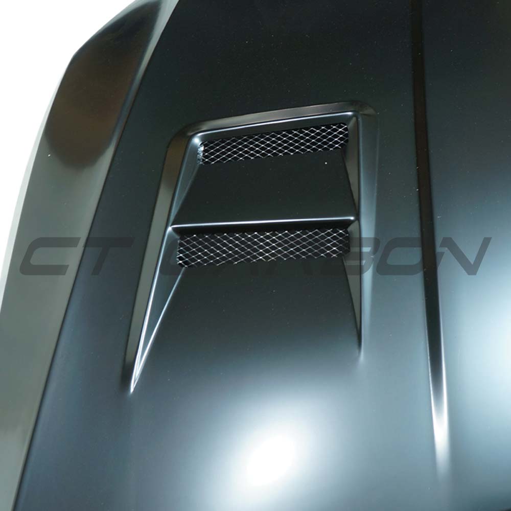 Volkswagen Golf MK7 2012-2020 aluminum bonnet by CT Carbon, showing the sleek, lightweight car hood with a smooth finish.