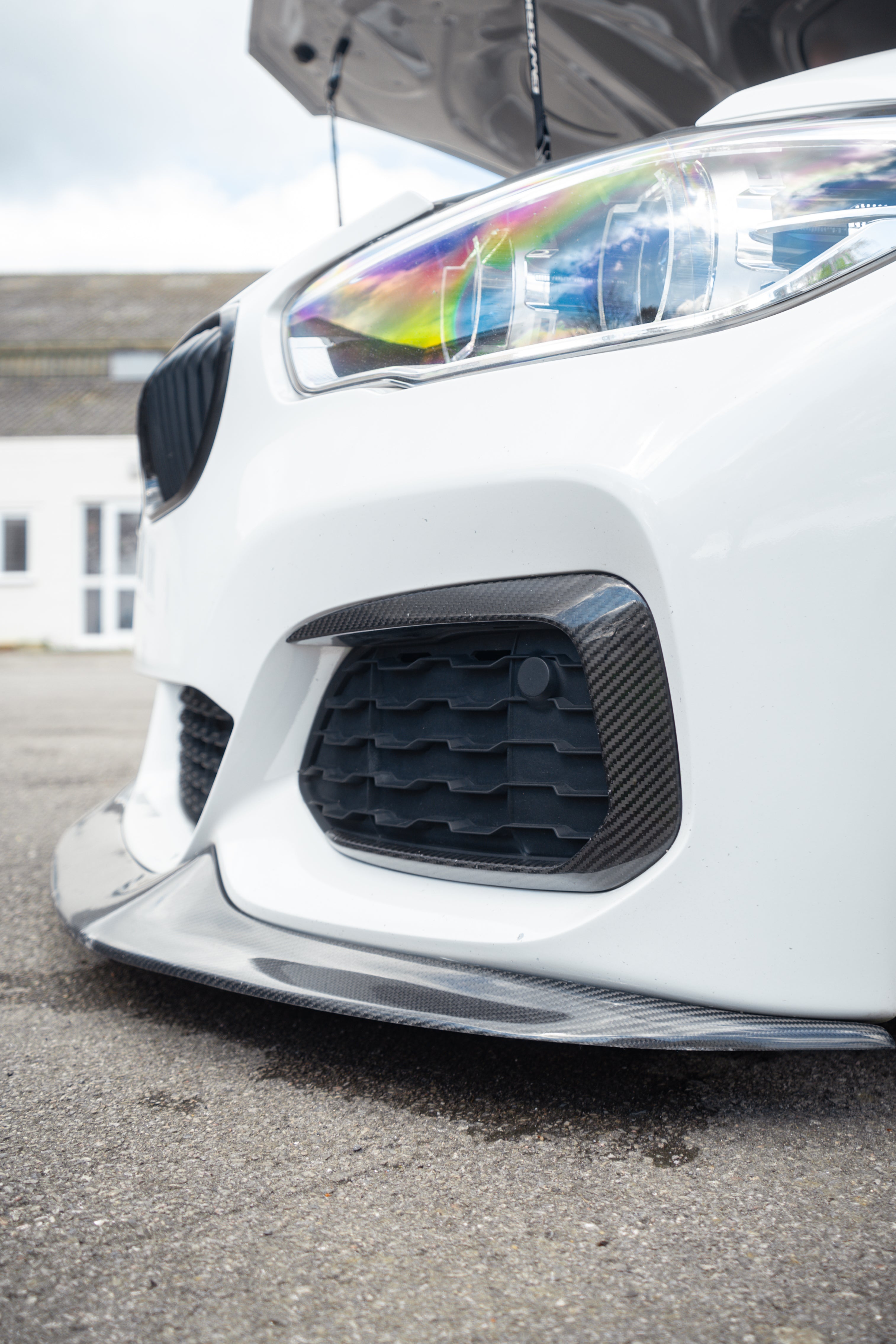 72Design - BMW M140i/M135i Carbon Front Bumper Canards (F20/F21 LCI) - Nineteen72 Performance