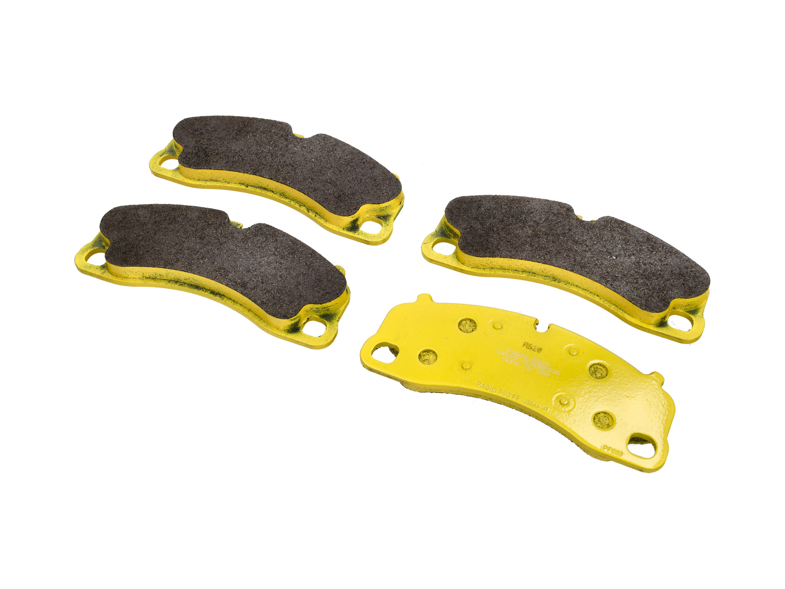 Pagid RSL29 front brake pad set for Porsche Cayman GT4 718, GT4 RS 718, 991 GT3, and 992 GT3RS showing brake pads.