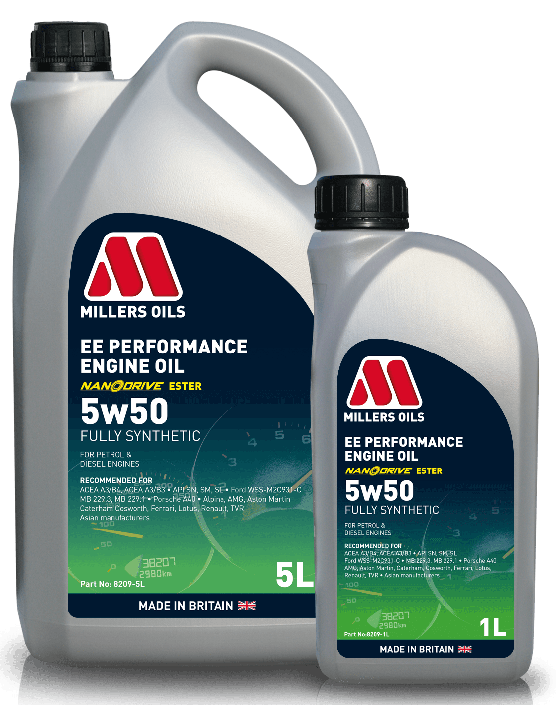 Millers EE Performance Engine Oil 5w50 product image