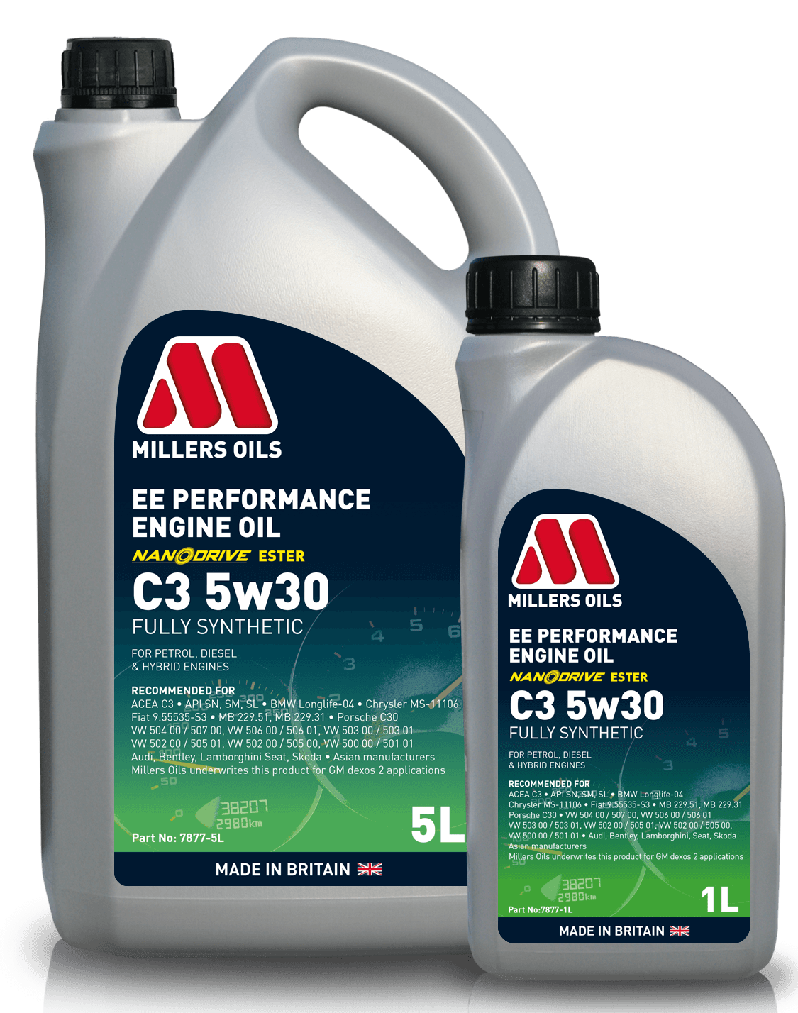 Millers EE Performance Engine Oil C3 5w30 product image
