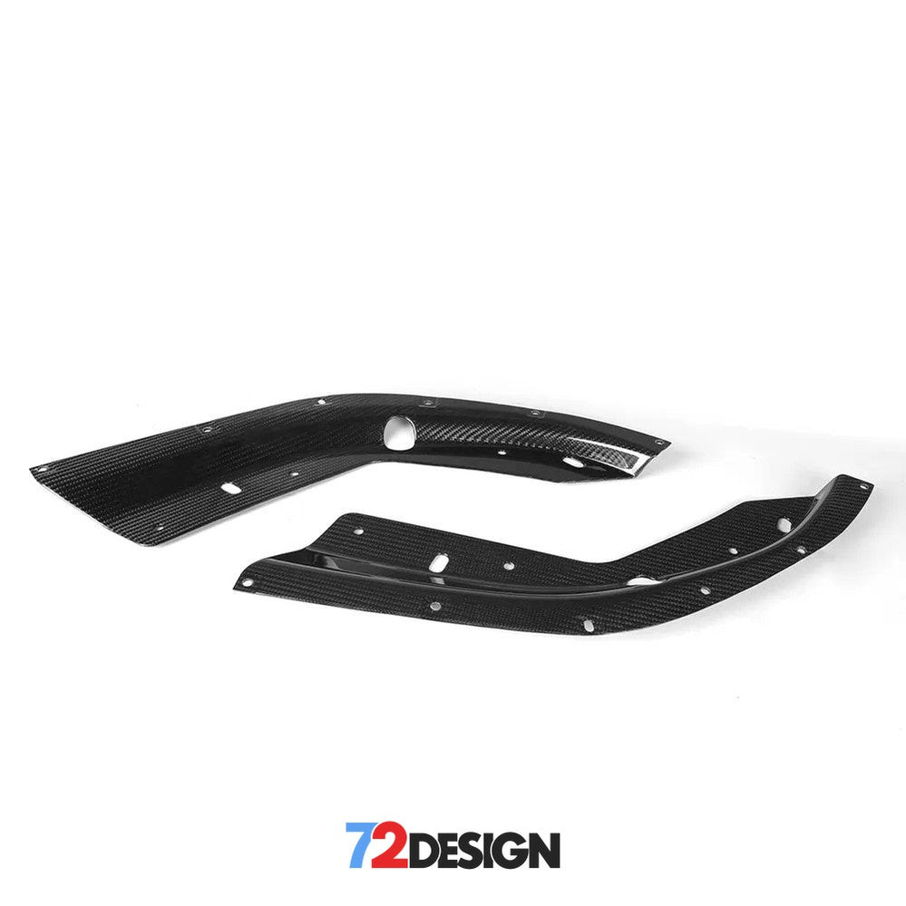 72Design BMW 3 Series Gloss Carbon Fibre (Pre-Preg) Performance Style Front Splitter - Nineteen72 Performance