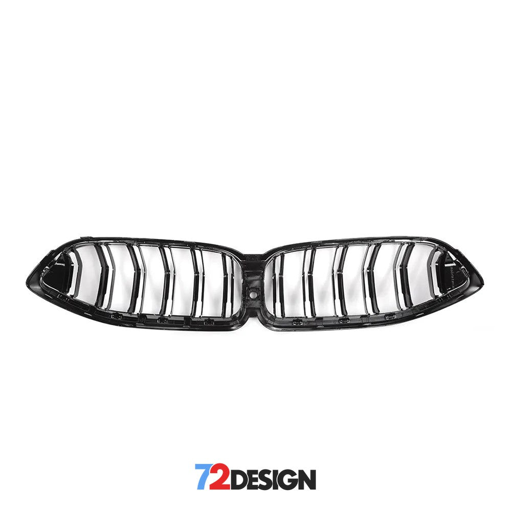 72Design - BMW 8 Series Gloss Black Double Slat Grill (G14/G15/G16) - Nineteen72 Performance