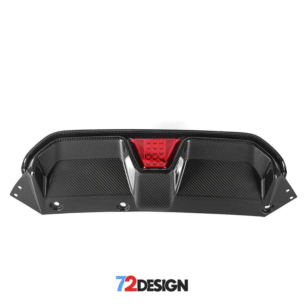 72Design BMW M5 (F90) Gloss Carbon Fibre (Pre-Preg) CSL Style Diffuser With Light - Nineteen72 Performance