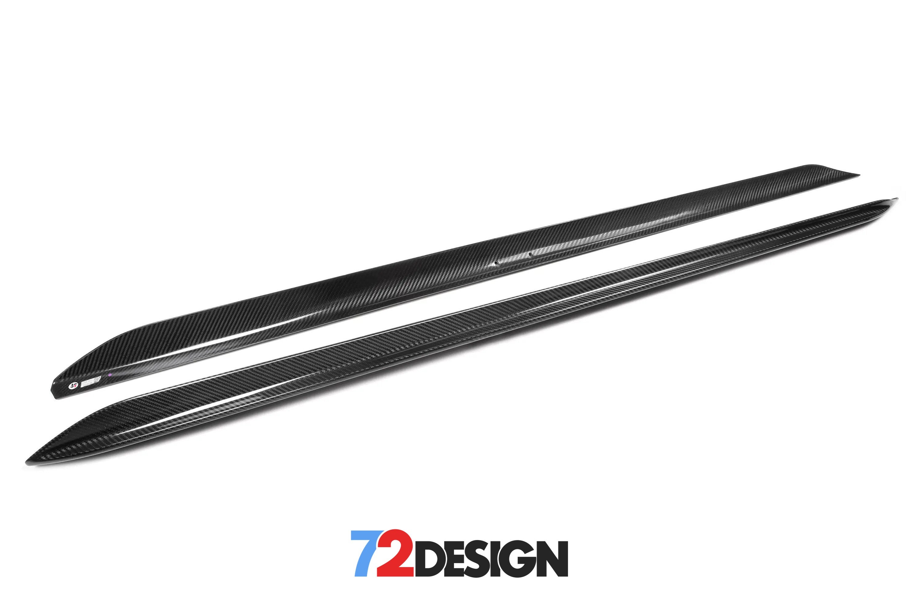 72Design BMW 3 Series (G20/G28) Gloss Carbon Fibre (Pre-Preg) Performance Style Side Skirt - Nineteen72 Performance
