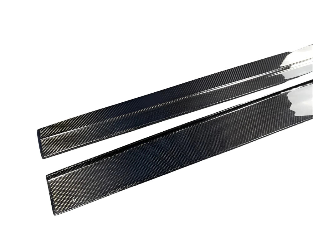 72Design BMW M2/M2C (F87/F87C) Gloss Carbon Fibre (Pre-Preg) MP Style Side Skirts - Nineteen72 Performance